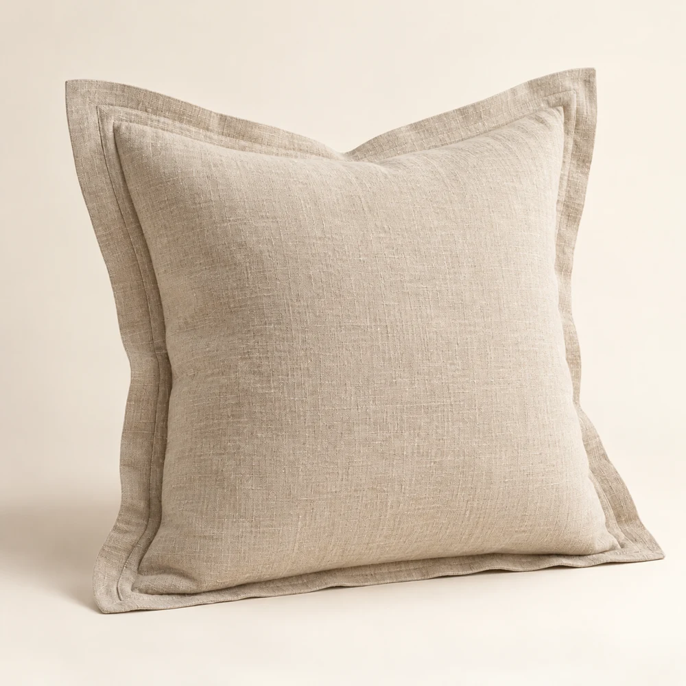 Grand Salon Linen Pillow, Natural