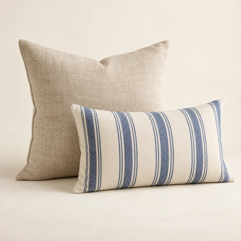 Maison Layering Duo, Oat / Blue