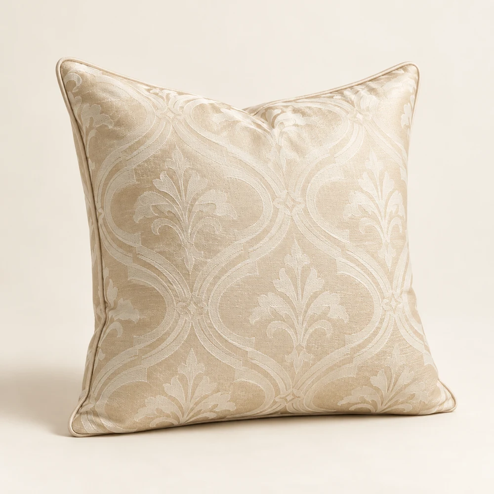 Versailles Panel Pillow, Champagne / Ivory